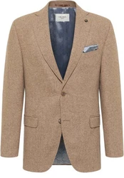 Carl Gross Anzugsakko Braun/Beige/Khaki