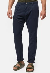 Indicode Chinohose Ville Dunkelblau
