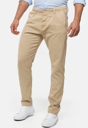 Indicode Chinohose Ville Khaki/Beige/Braun