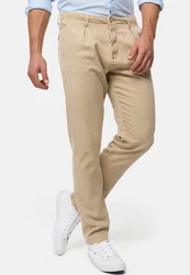 Indicode Chinohose Ville Khaki/Beige/Braun