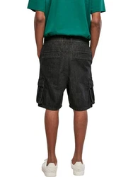 URBAN CLASSICS Shorts ORGANIC CARGO Dunkelgrau/Dunkelgrün/Schwarz/Khaki/Grau