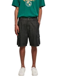 URBAN CLASSICS Shorts ORGANIC CARGO Dunkelgrau/Dunkelgrün/Schwarz/Khaki/Grau