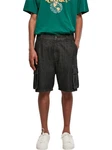 URBAN CLASSICS Shorts ORGANIC CARGO Dunkelgrau/Dunkelgrün/Schwarz/Khaki/Grau