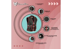 German Wear Motorradweste GW688 Biker Weste 