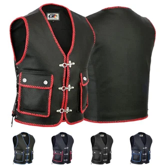 German Wear Motorradweste GW688 Biker Weste 