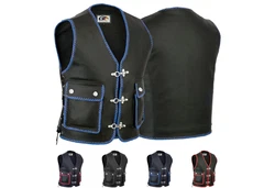 German Wear Motorradweste GW688 Biker Weste 