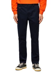 Chinohose Regular Tapered Stoffhose Dunkelblau - P-Francis 86V