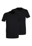 bugatti T-Shirt mit Rundhals-Ausschnitt Schwarz/Grau/Dunkelblau/Dunkelgrau
