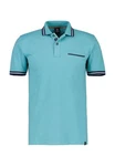 LERROS Poloshirt in Struktur-Piqué Türkis/Blau/Grün/Hellblau