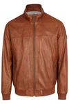 bugatti Lederjacke BUFABIANO Braun/Orange/Beige/Rot