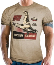 T-Shirt fr Biker, Motorrad und Racing Fans: Big Spark