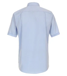 Redmond Kurzarmhemd Regular Fit Hellblau/Blau