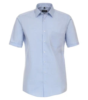 Redmond Kurzarmhemd Regular Fit Hellblau/Blau Redmond Kurzarmhemd Regular Fit Hellblau/Blau