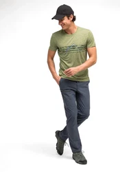Maier Sports Funktionshose Fortunit Herren Wanderhose Dunkelblau/Grau/Blau/Hellgrau