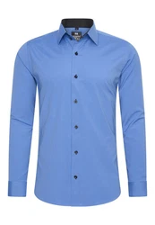 Rusty Neal Langarmhemd Grau/Pastell/Hellblau/Blau/Dunkelblau