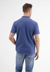 LERROS Poloshirt mit Finelinerstreifen Blau/Dunkelblau