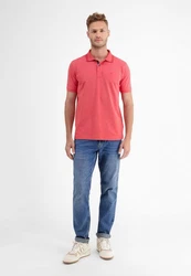 LERROS Poloshirt Two-Tone-Piqu Rot