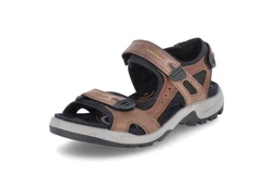Ecco Offroad Sandale Trekkingschuh Beige/Braun/Dunkelbraun