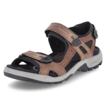 Ecco Offroad Sandale Trekkingschuh Beige/Braun/Dunkelbraun
