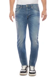 Bequeme Jeans mit angesagten Used-Details