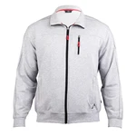 Authentic Sweatjacke Herren Jerseyjacke Grau/Hellgrau/Rot