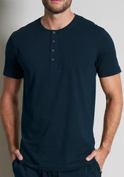 TOM TAILOR T-Shirt Cansas mit Knopfleiste 