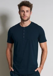 TOM TAILOR T-Shirt Cansas mit Knopfleiste 