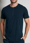 TOM TAILOR T-Shirt Cansas mit Knopfleiste 