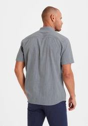 H.I.S Kurzarmhemd Regular Fit Stehkragenhemd 