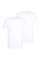 bugatti T-Shirt mit Rundhals-Ausschnitt Weiß