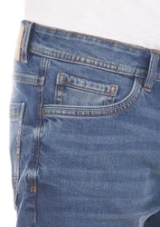 TOM TAILOR Herren Jeans Short Regular Slim Fit Josh Blau/Dunkelblau/Hellblau