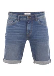 TOM TAILOR Herren Jeans Short Regular Slim Fit Josh Blau/Dunkelblau/Hellblau