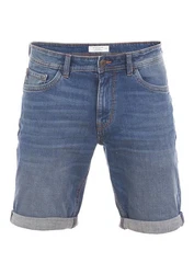 TOM TAILOR Herren Jeans Short Regular Slim Fit Josh Blau/Dunkelblau/Hellblau