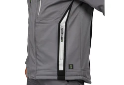 Leibwchter Winterjacke Flex-Line Herren Winter Softshelljacke Dunkelgrau/Hellgrau/Dunkelblau/Grau