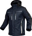 Leibwchter Winterjacke Flex-Line Herren Winter Softshelljacke Dunkelblau/Blau