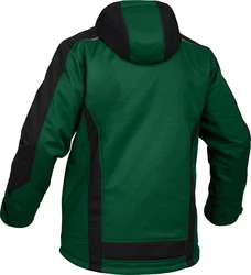 Leibwchter Winterjacke Flex-Line Herren Winter Softshelljacke Grün/Dunkelgrün