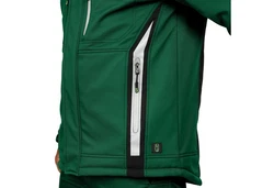 Leibwchter Winterjacke Flex-Line Herren Winter Softshelljacke Grün/Dunkelgrün