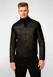 Lederjacke Tomaso Hcowhertiges Lamm-Nappa Leder