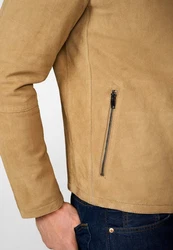 RICANO Lederjacke Tomaso Braun/Beige/Khaki