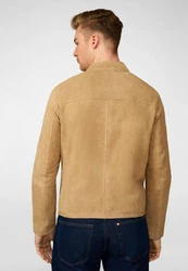 RICANO Lederjacke Tomaso Braun/Beige/Khaki
