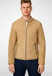 RICANO Lederjacke Tomaso Braun/Beige/Khaki