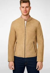 RICANO Lederjacke Tomaso Braun/Beige/Khaki