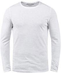 Jack & Jones Langarmshirt Basic Shirt mit Rundhalsausschnitt 
