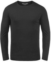 Langarmshirt Basic Shirt mit Rundhalsausschnitt