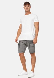 Indicode Cargoshorts Jaramillo Grau/Hellgrau/Dunkelgrau/Khaki