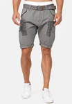 Indicode Cargoshorts Jaramillo Grau/Hellgrau/Dunkelgrau/Khaki