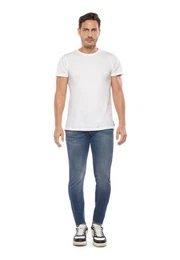 Slim-fit-Jeans mit dezenter Waschung