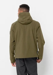 Jack Wolfskin Funktionsjacke MAINKAI JKT Khaki/Braun/Dunkelgrün
