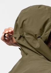 Jack Wolfskin Funktionsjacke MAINKAI JKT Khaki/Braun/Dunkelgrün