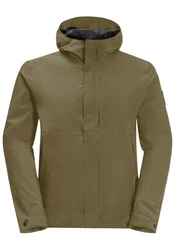 Jack Wolfskin Funktionsjacke MAINKAI JKT Khaki/Braun/Dunkelgrün